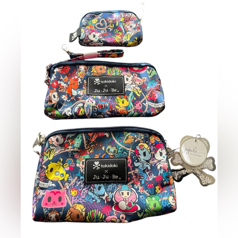 NWT Jujube x Tokidoki Sea Punk Be Set Bags (3 pouches)